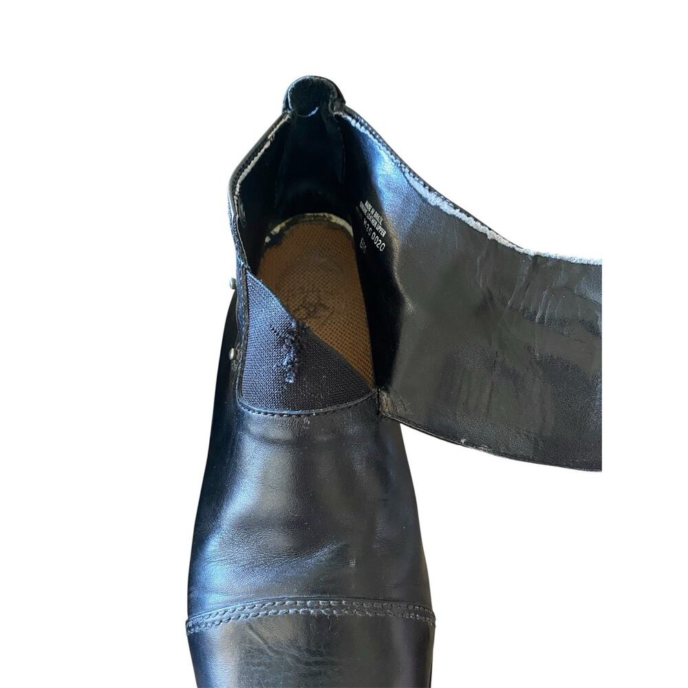 Ariat Spat III Snap Ankle Riding Boots Women’s 8 Black Leather Coastal Cowgirl - Picture 8 of 11